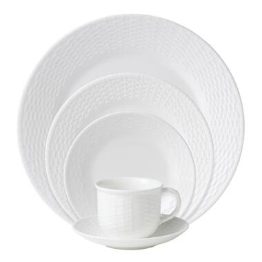 Wedgwood english lace clearance 5 piece place setting